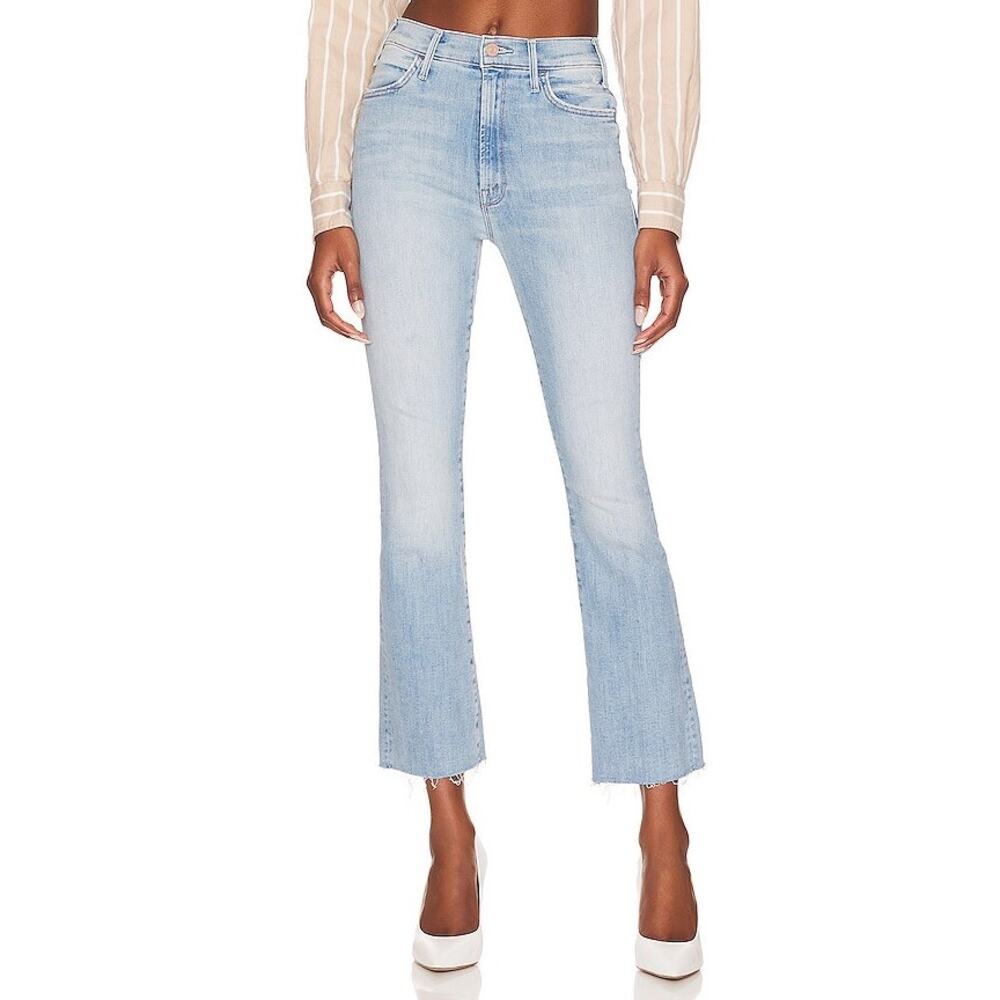 Mother The Hustler Ankle Fray Jeans in Crossroads